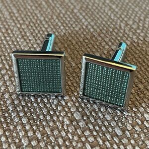 Cuff links-blue/silver